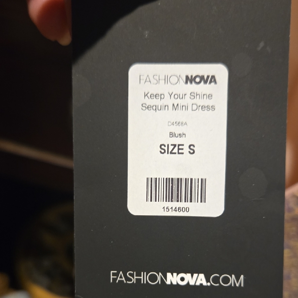 NWT Fashion Nova Iridescent Sequin Dress - Picture 3 of 7
